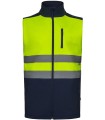 Chaleco alta visibilidad Softshell bicolor 305906. Velilla5