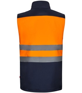 Chaleco alta visibilidad Softshell bicolor 305906. Velilla8