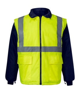 Parka alta visibilidad 4 en 1 bicolor 306003. Velilla3