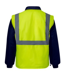 Parka alta visibilidad 4 en 1 bicolor 306003. Velilla4