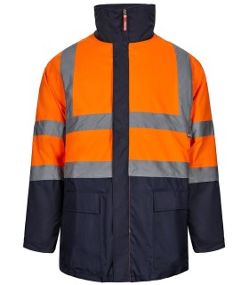 Parka alta visibilidad 4 en 1 bicolor 306003. Velilla14