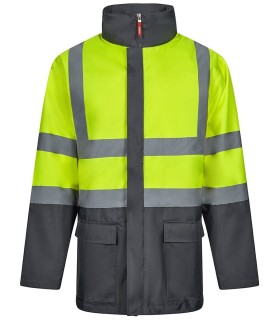 Parka alta visibilidad 4 en 1 bicolor 306003. Velilla16