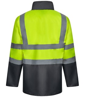 Parka alta visibilidad 4 en 1 bicolor 306003. Velilla17
