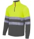 Sudadera de alta visibilidad de media cremallera 305701. Velilla4