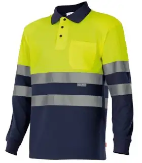 Polo de alta visibilidad bicolor 175 . Velilla8