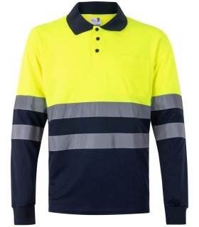 Polo de alta visibilidad bicolor 305507. Velilla1
