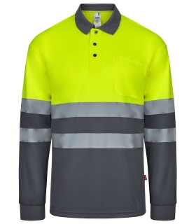 Polo de alta visibilidad bicolor 305507. Velilla7