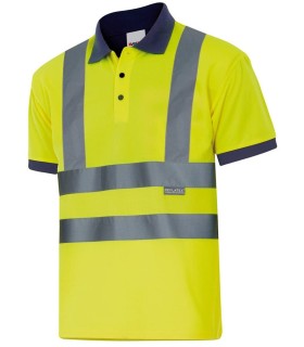 Polo de alta visibilidad bicolor 305502. Velilla2