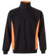 Sudadera de trabajo bicolor con media cremallera 105704. Velilla3