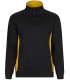 Sudadera de trabajo bicolor con media cremallera 105704. Velilla4