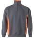 Sudadera de trabajo bicolor con media cremallera 105704. Velilla8