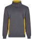 Sudadera de trabajo bicolor con media cremallera 105704. Velilla9