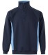 Sudadera de trabajo bicolor con media cremallera 105704. Velilla11