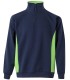 Sudadera de trabajo bicolor con media cremallera 105704. Velilla15