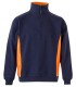 Sudadera de trabajo bicolor con media cremallera 105704. Velilla13