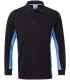 Polo de trabajo unisex de manga larga 105514. Velilla