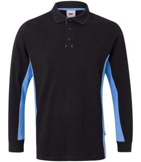 Polo de trabajo unisex de manga larga 105514. Velilla1