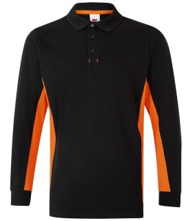 Polo de trabajo unisex de manga larga 105514. Velilla3