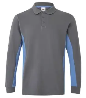 Polo de trabajo unisex de manga larga 105514. Velilla6