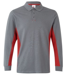 Polo de trabajo unisex de manga larga 105514. Velilla7