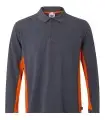 Polo de trabajo unisex de manga larga 105514. Velilla8