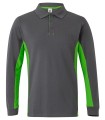 Polo de trabajo unisex de manga larga 105514. Velilla10