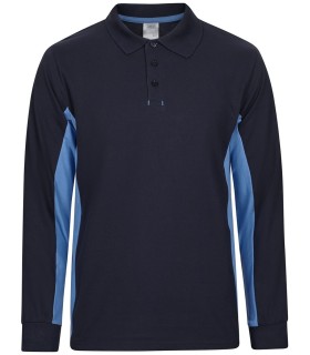 Polo de trabajo unisex de manga larga 105514. Velilla11