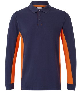 Polo de trabajo unisex de manga larga 105514. Velilla13