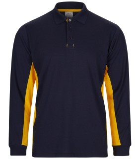 Polo de trabajo unisex de manga larga 105514. Velilla14