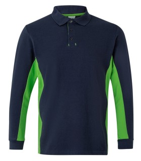 Polo de trabajo unisex de manga larga 105514. Velilla15