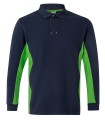 Polo de trabajo unisex de manga larga 105514. Velilla15