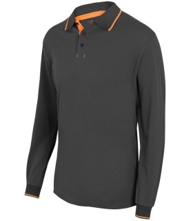 Polo de trabajo bicolor unisex 105515. Velilla4