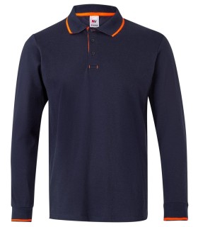 Polo de trabajo bicolor unisex 105515. Velilla5