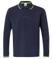 Polo de trabajo bicolor unisex 105515. Velilla6