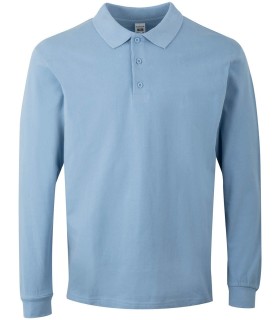 Polo preencogido de manga larga Hobart. MUKUA3