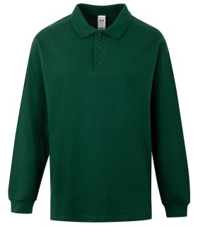 Polo preencogido de manga larga Hobart. MUKUA6