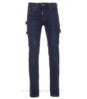 Pantalón West vaquero, elástico y multibolsillos. Tallaje Italiano. Payper