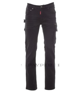 Pantalón West vaquero, elástico y multibolsillos. Tallaje Italiano. Payper