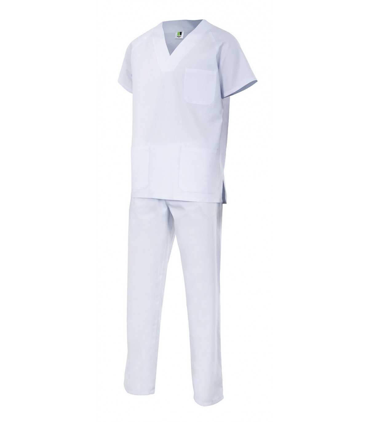 Velilla 337; Pantalón pijama sanidad y servicios; color Blanco; Talla 3XL 