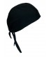 Gorro MACIS de cocinero. Estilo pirata. Velilla negro