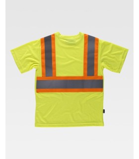 Camiseta de alta visibilidad C3645 de manga corta. Workteam4