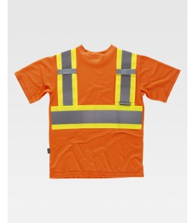 Camiseta de alta visibilidad C3645 de manga corta. Workteam1