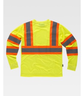 Camiseta de alta visibilidad de manga larga C3633. Workteam2