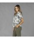 Camisa HAWAIANA color ROYAL lateral