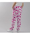 Pantalon Unisex Cordon Agatha 700053 Garys Lateral Cuore Rosa
