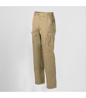 Pantalon Unisex Multibolsillos Elastico Gamo Agatha 750100 Garys Beige