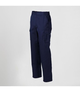 Pantalon Unisex Multibolsillos Elastico Gamo Agatha 750100 Garys Azul Navi