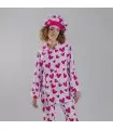 Chaqueta Cocina Unisex Agatha 900002 Garys Frente Cuore Rosa
