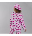 Chaqueta Cocina Unisex Agatha 900002 Garys Parte Trasera Cuore Rosa