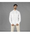 Guayabera Hombre Cuello Mao Borneo 210003 Garys Frenta Blanco